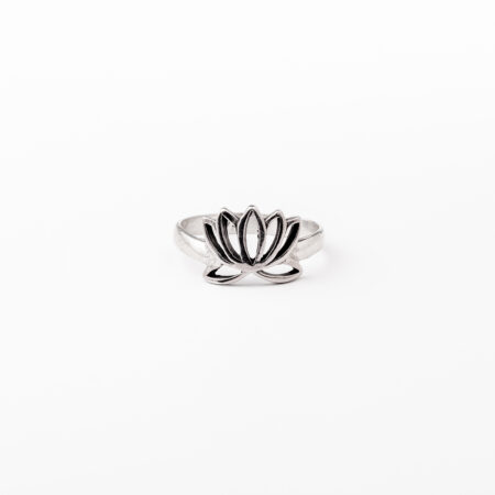 Anel Flor de Lótus Vazado